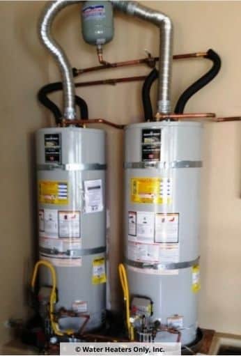 Dual gas water heater installation by Water Heaters Only Dual gas water heater installation by Water Heaters Only