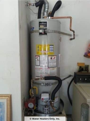 Single gas water heater installation by Water Heaters Only Single gas water heater installation by Water Heaters Only
