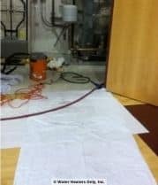 Floors protected during work