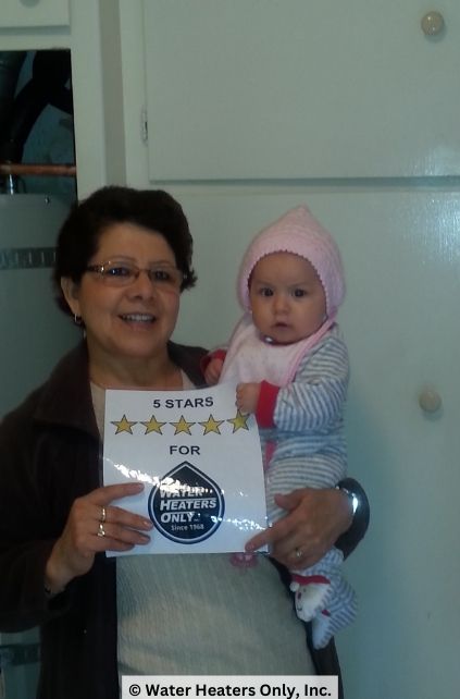 Hot water makes families happy.
